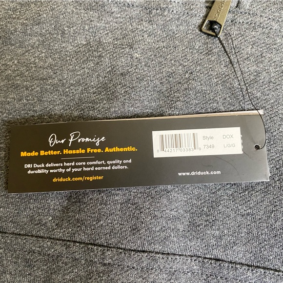 Dri Duck Jackson Shirt Jacket- New with Tags- DD7050- Size Large - Picture 7 of 11